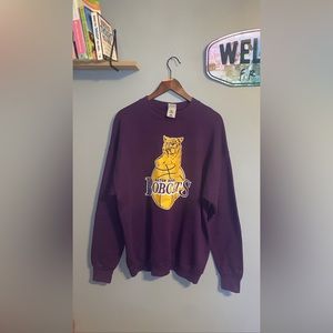 Baton Rouge Bobcats Purple Crewneck (Size XL)
